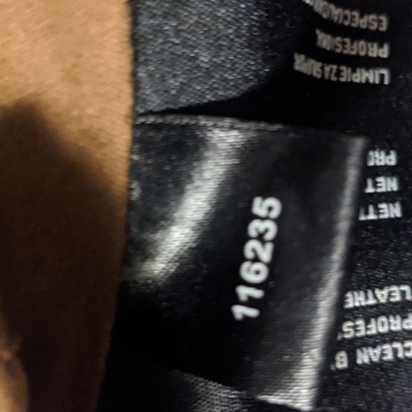 Michael Kors Leather hooded jacket - Picture 12 of 13